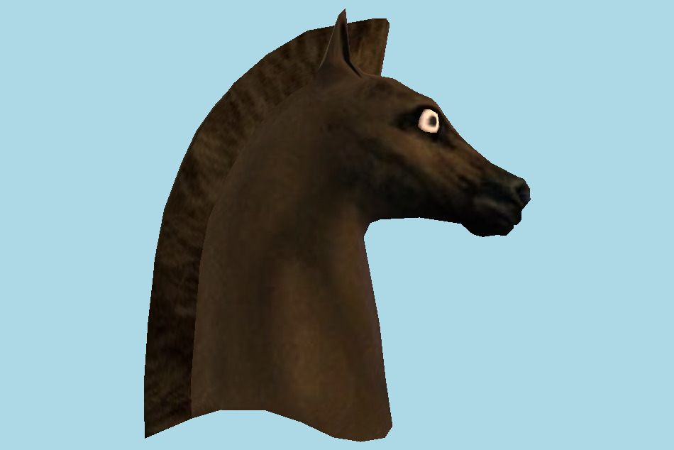 Dead Rising Novelty Mask (Horse) 3d model